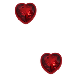 The Sharla Glass Heart Jewel Earrings