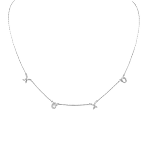 The XOXO Rhinestone Necklace