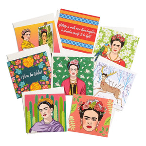 Frida Square Flat Cards - 8 Pack
