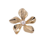 Cream Pearl Flower Earrings