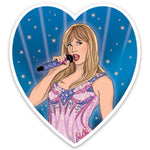 Taylor Greatest Era Heart Die Cut Sticker