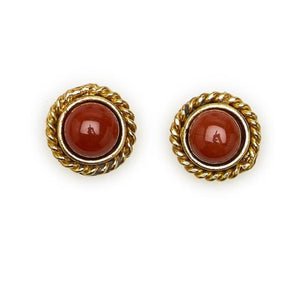 Center of Attention Natural Stone Stud Earring