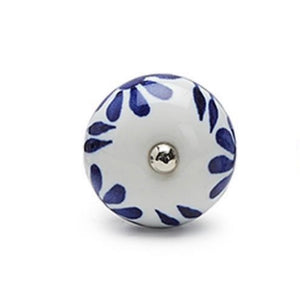 Blue and White Hand-Painted Bottle Stopper
