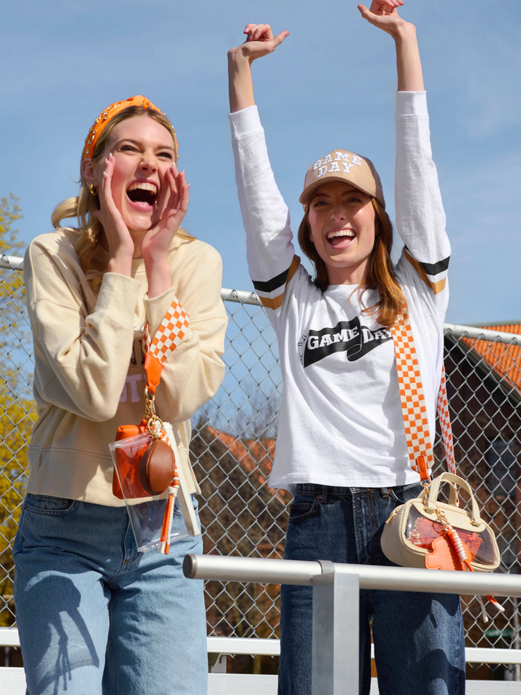 The Orange Taylor Mini Wristlet