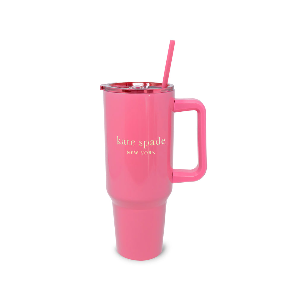 Stainless Steel 40 oz. Tumbler, Pink