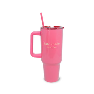 Stainless Steel 40 oz. Tumbler, Pink