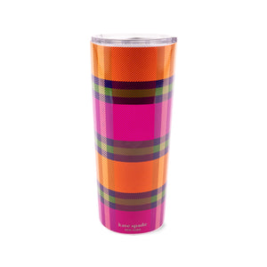 Stainless Steel Tumbler, Grand Plaid Duo