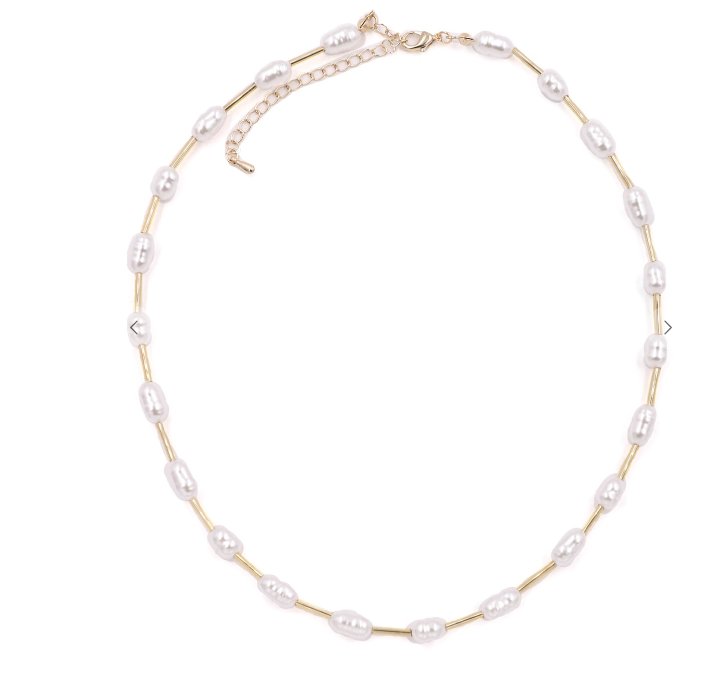 The Chrissy Cream Pearl Necklace