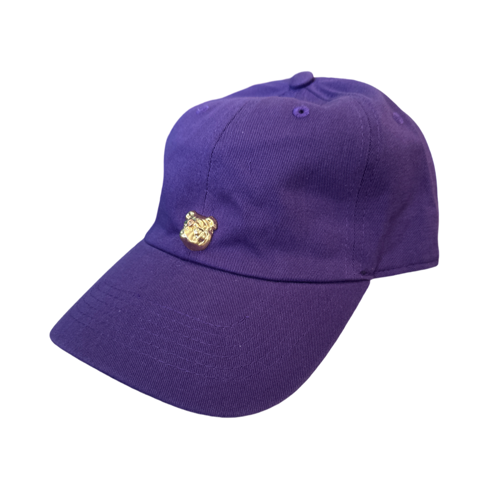 Purple Bulldog Baseball Cap