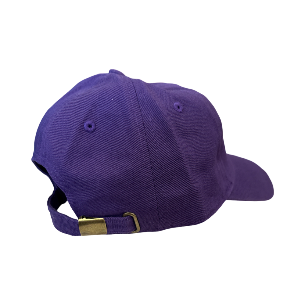 Purple Bulldog Baseball Cap