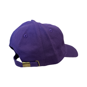 Purple Bulldog Baseball Cap