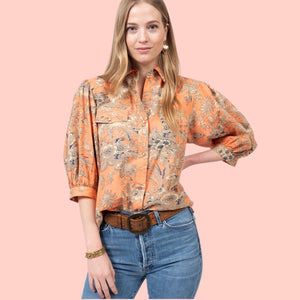 
            
                Load image into Gallery viewer, Coral Snap Front Shirt
            
        