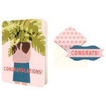 FRIENDLY FRONDS DELUXE GREETING CARD