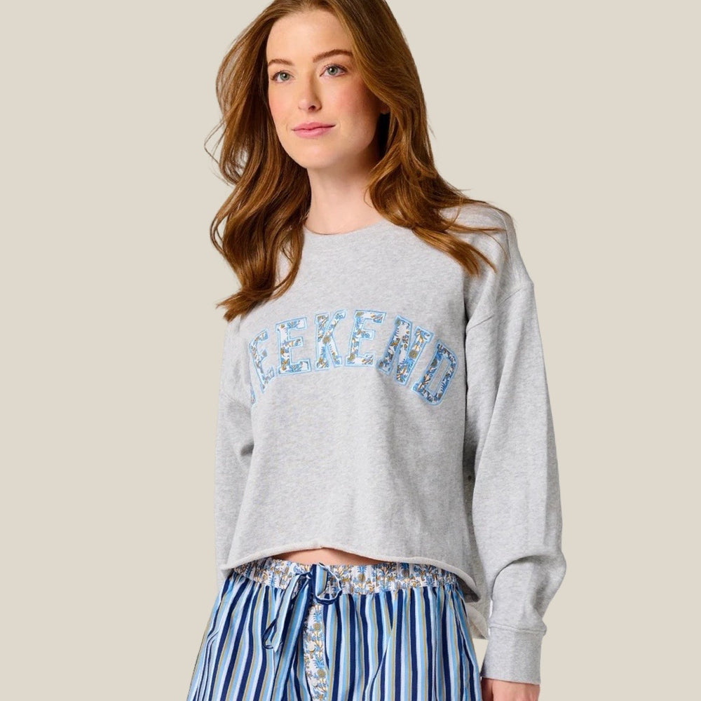 "Weekend" Lounge Sweatshirt