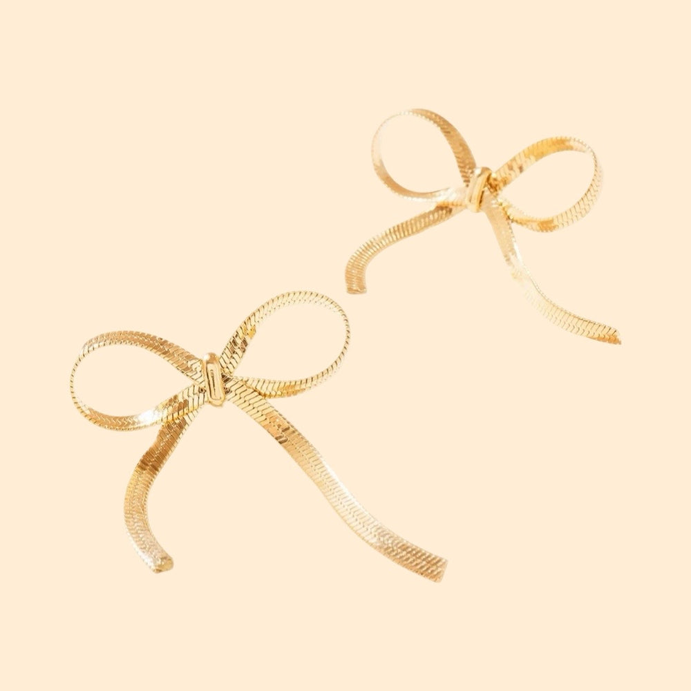 The Lily Bow Earrings