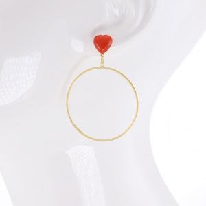 
            
                Load image into Gallery viewer, The Vivica Heart Hoop
            
        