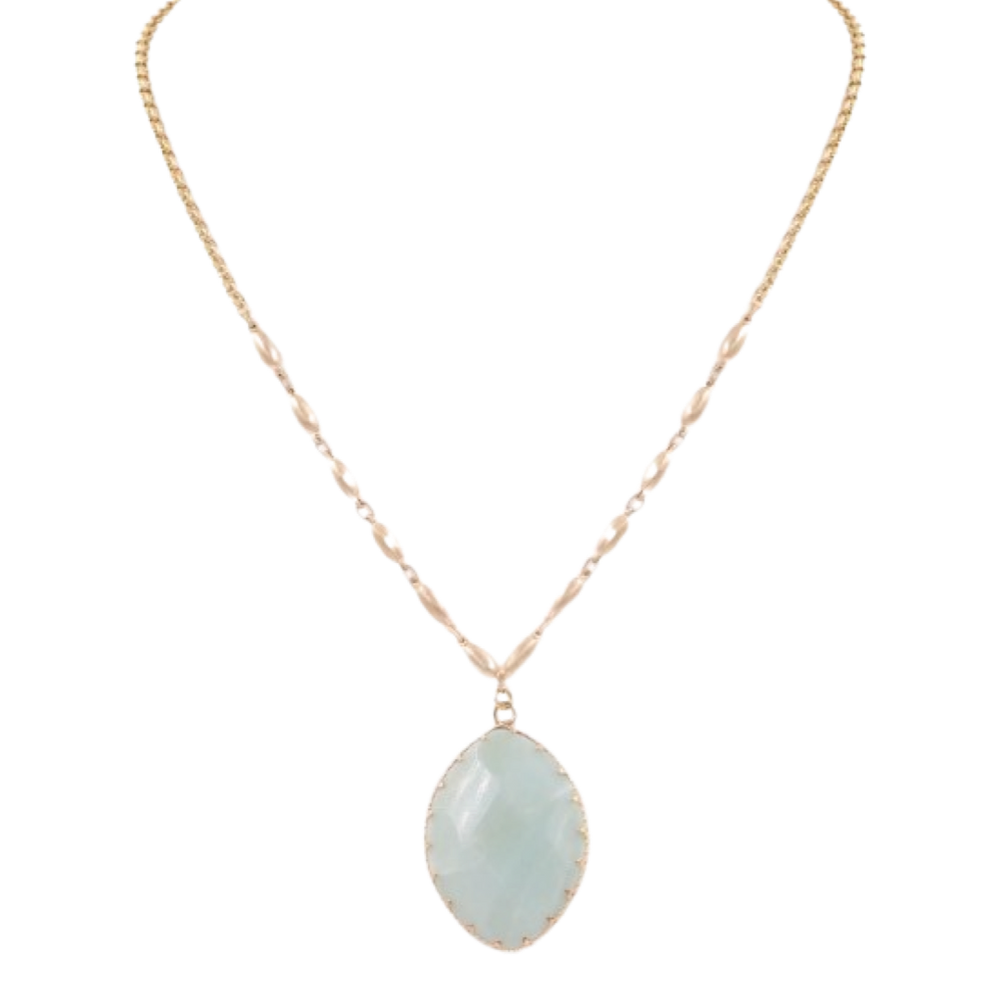 The Avery Stone Pendant Necklace