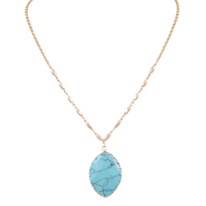 The Avery Stone Pendant Necklace