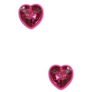 The Sharla Glass Heart Jewel Earrings