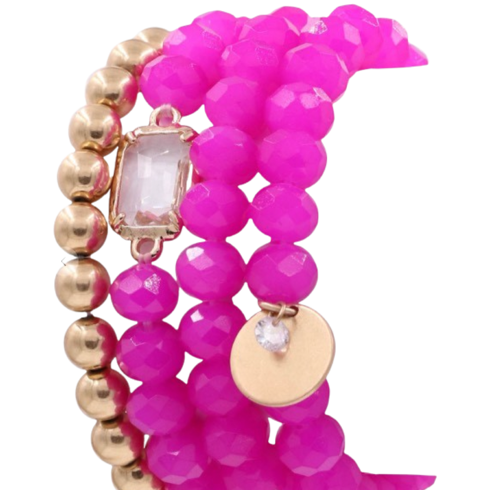 The Abigail Assorted Bead Bracelet Set