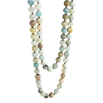 The Leticia Semi Precious 8MM Long Necklace
