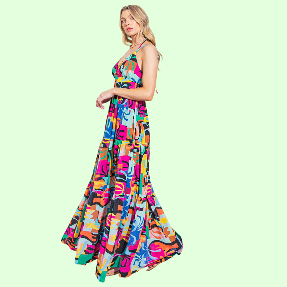 Lead The Way Woven Maxi Dress