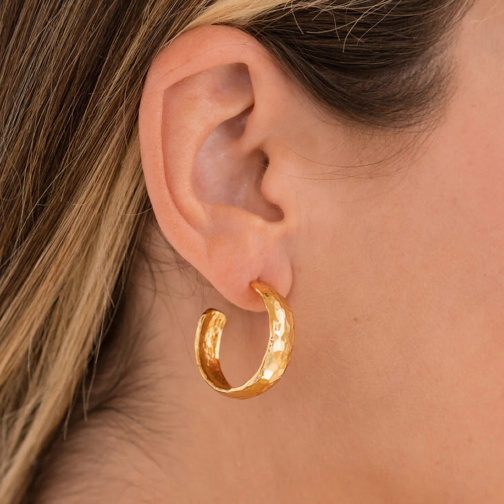 Hammered Hoops