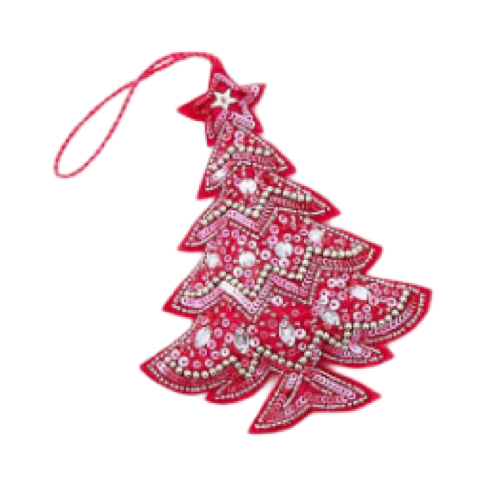 Beaded Tree Ornament