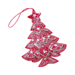 Beaded Tree Ornament