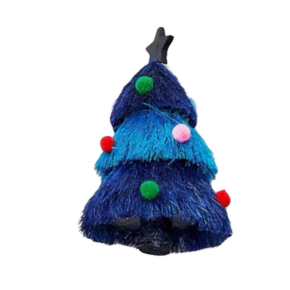 Decked Out Tree with Pom Poms Ornament