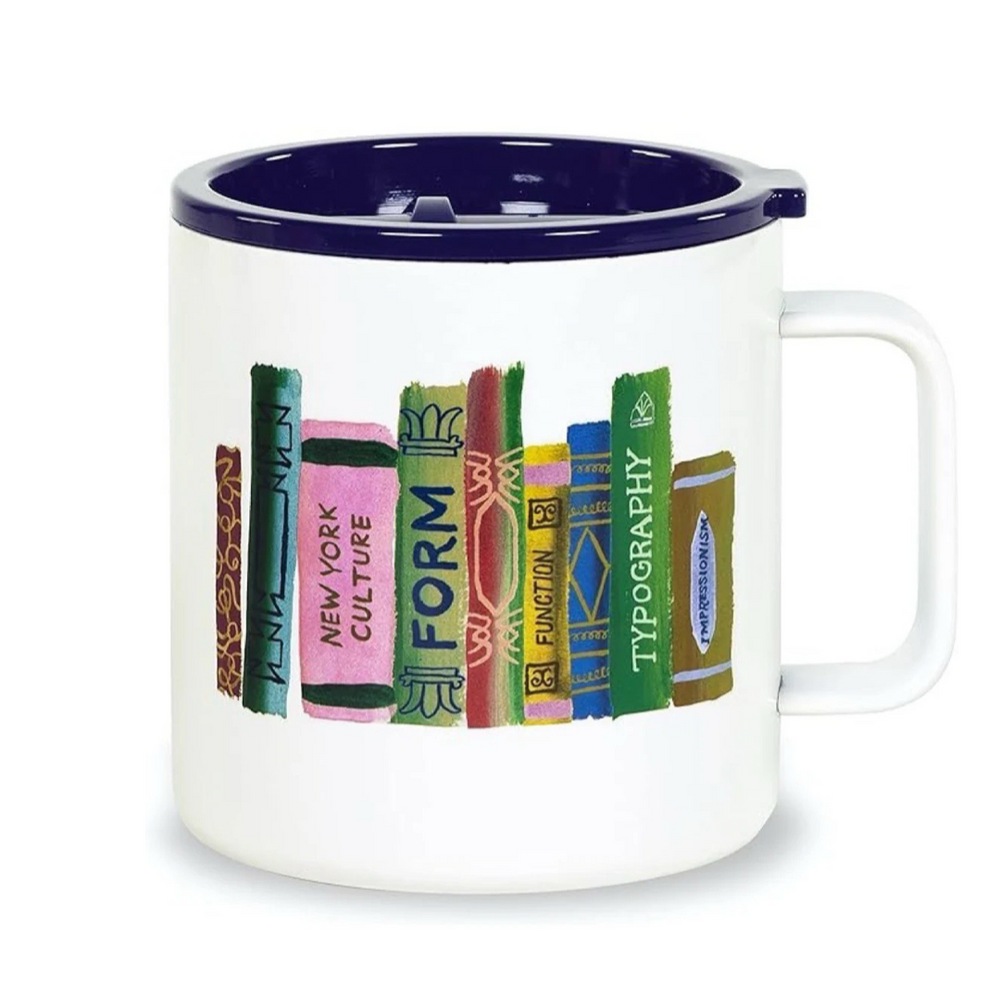 Bookshelf Coffee Mug