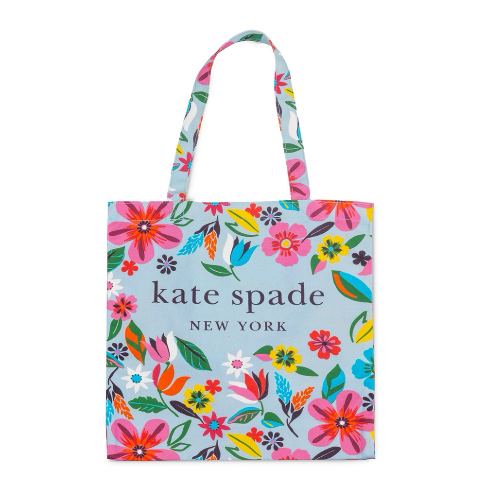 Safari Floral Canvas Book Tote