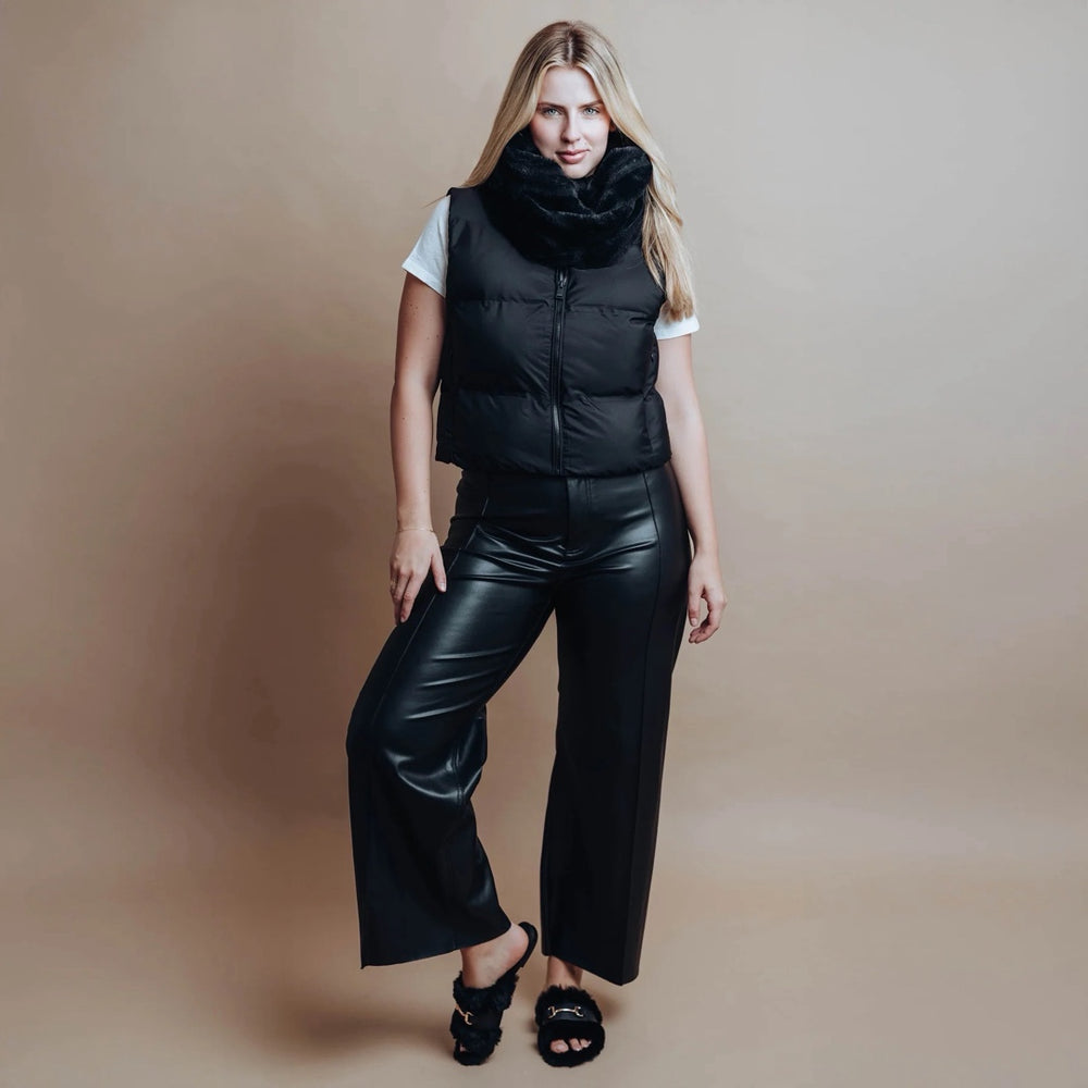 The Black Hanni Horsebit Buckle Slide