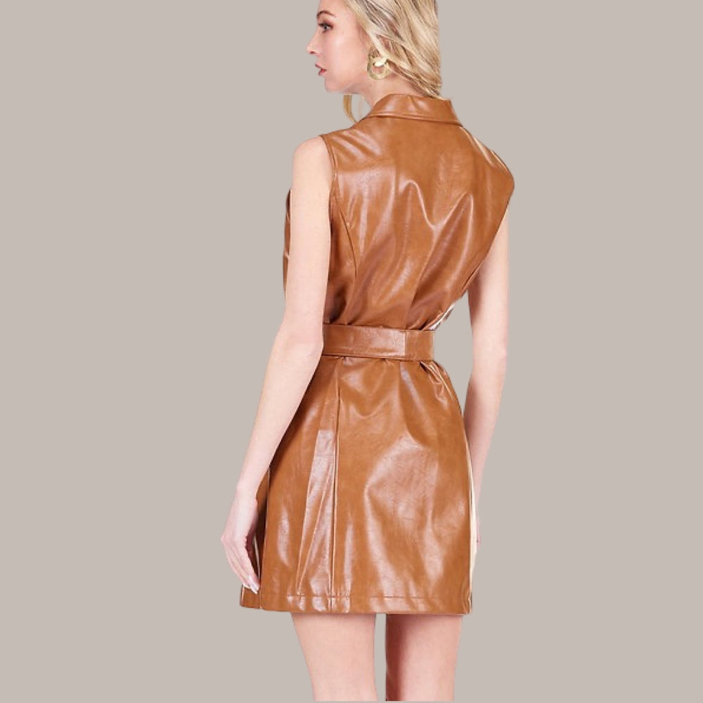 The Caramel Command Dress