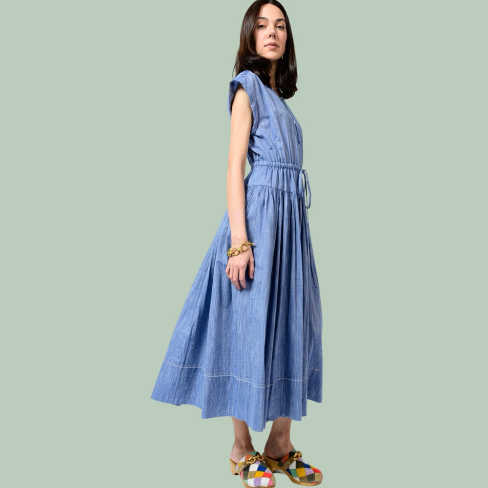 The Luna Chambray Dress
