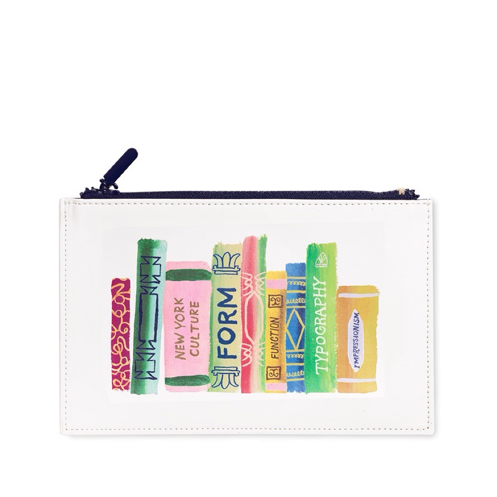 Bookshelf Pencil Pouch