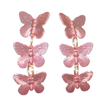 Light Pink Triple Butterfly Drops