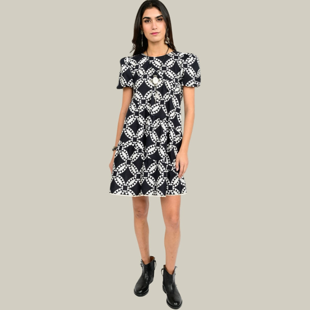 The Urban Mosaic Swing Dress