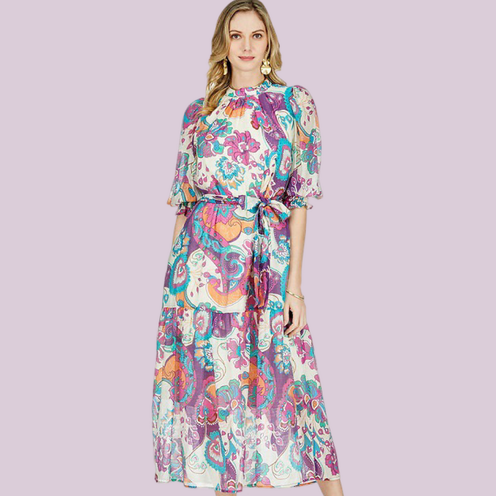 Fantasy Floral Maxi Dress