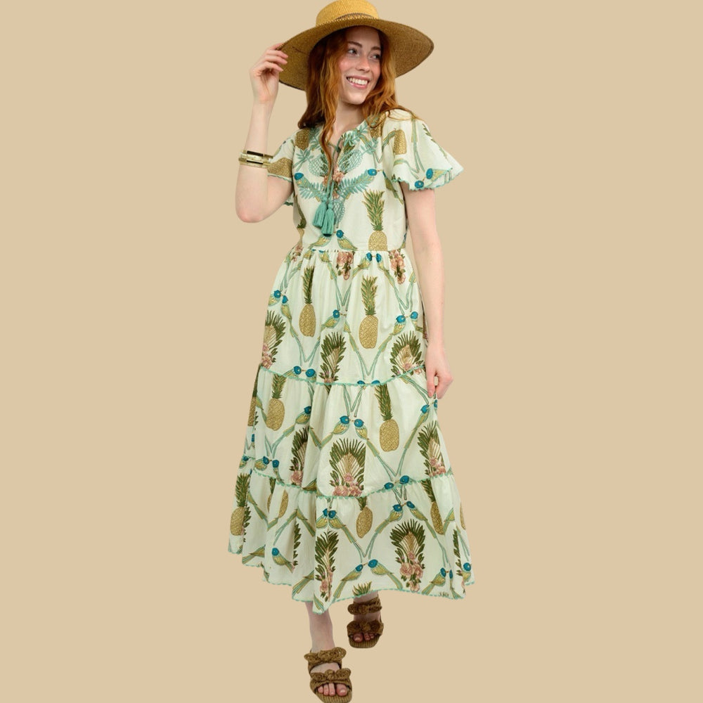 Birds in Paradise Dress