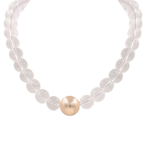 
            
                Load image into Gallery viewer, The Lisa Glass Ball Marble Necklace
            
        