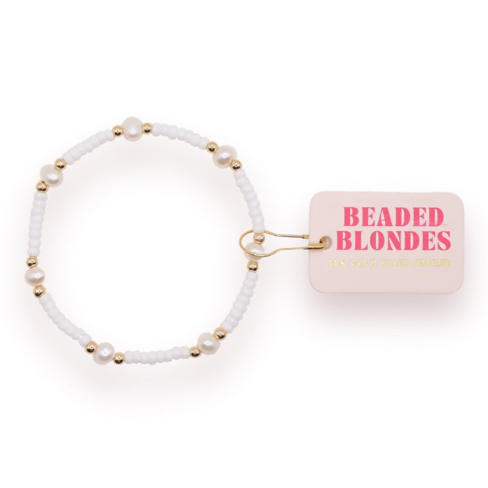 White Pearl Bracelet