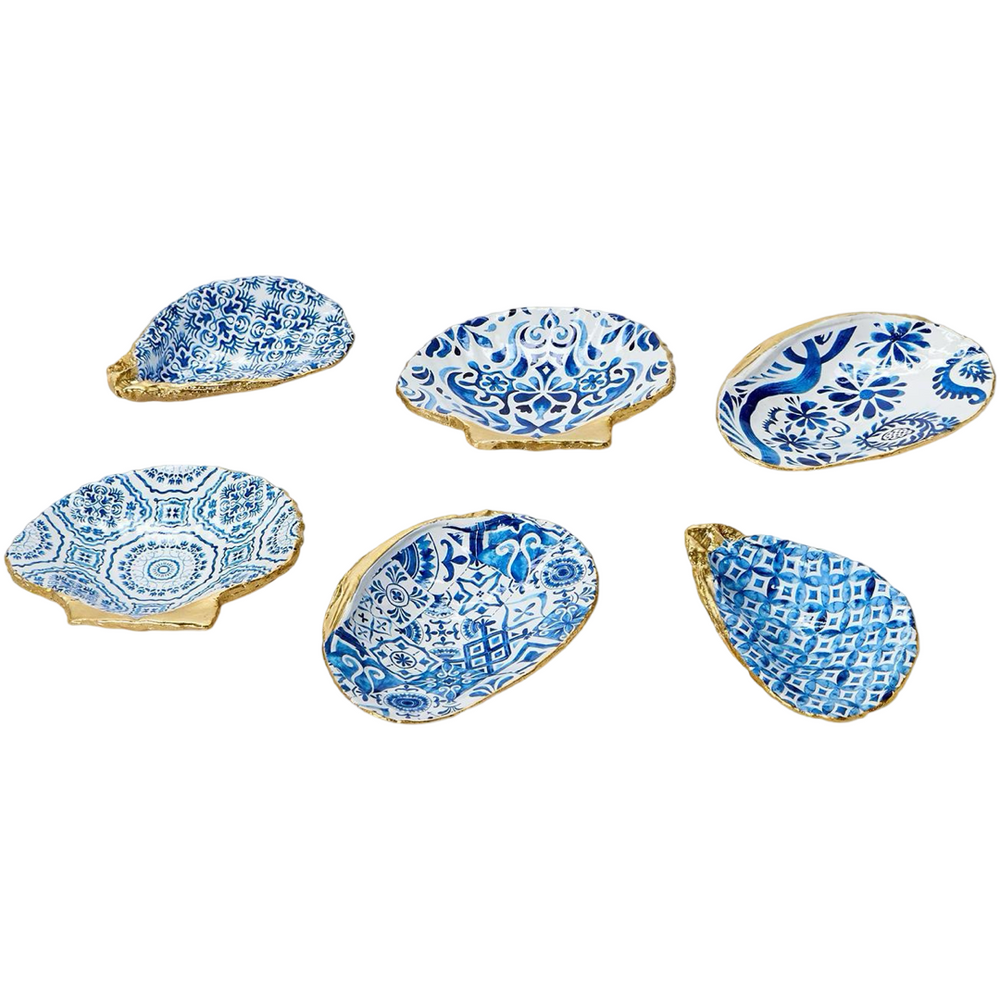 Painted Shell Trinket Dish