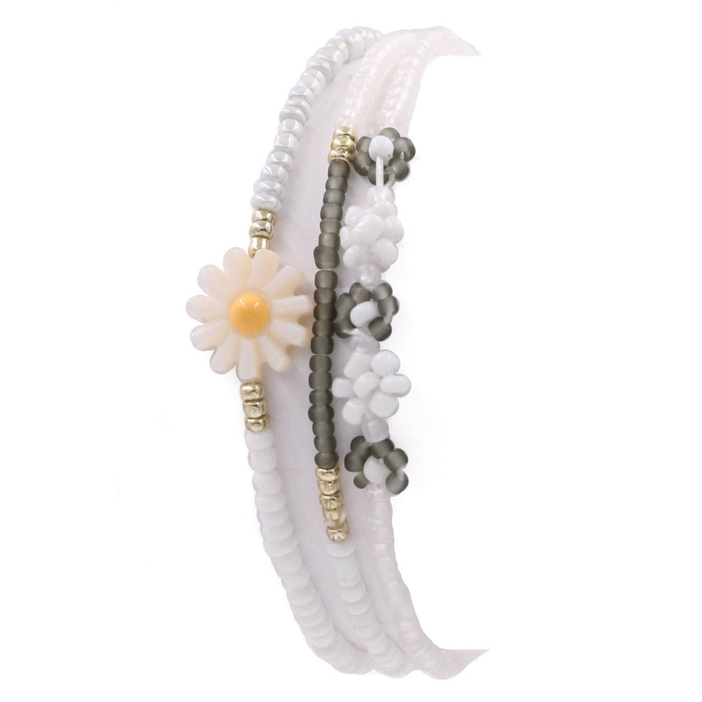The Jess Floral Charm Bracelet Set
