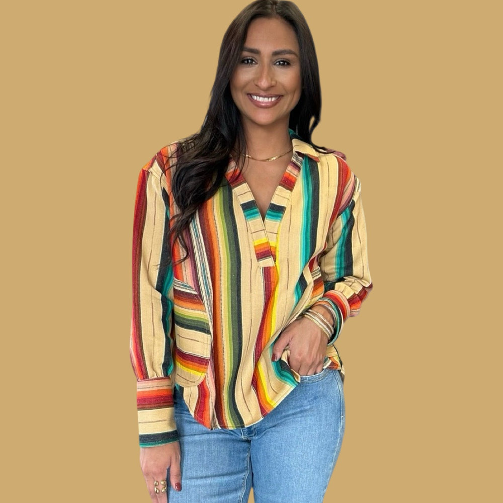 Serape Sunrise Popover