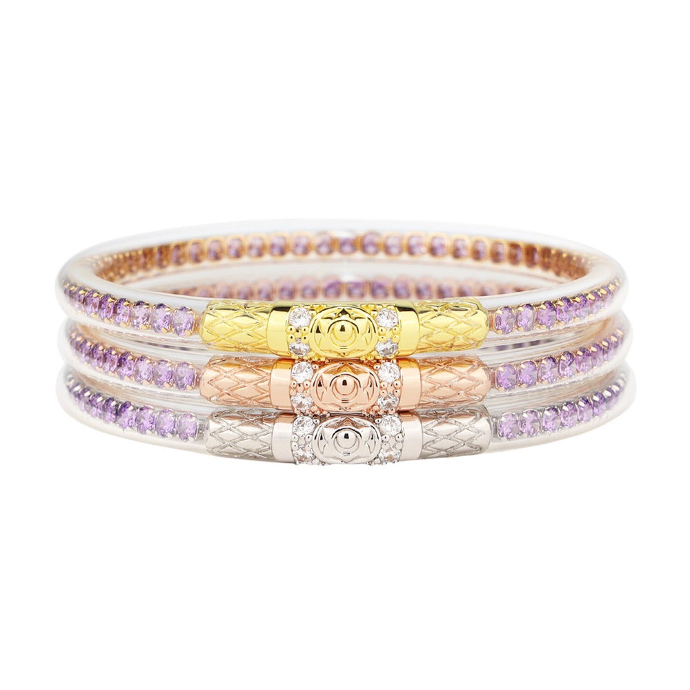 THREE QUEENS ALL WEATHER BANGLES® (AWB®) - LILA
