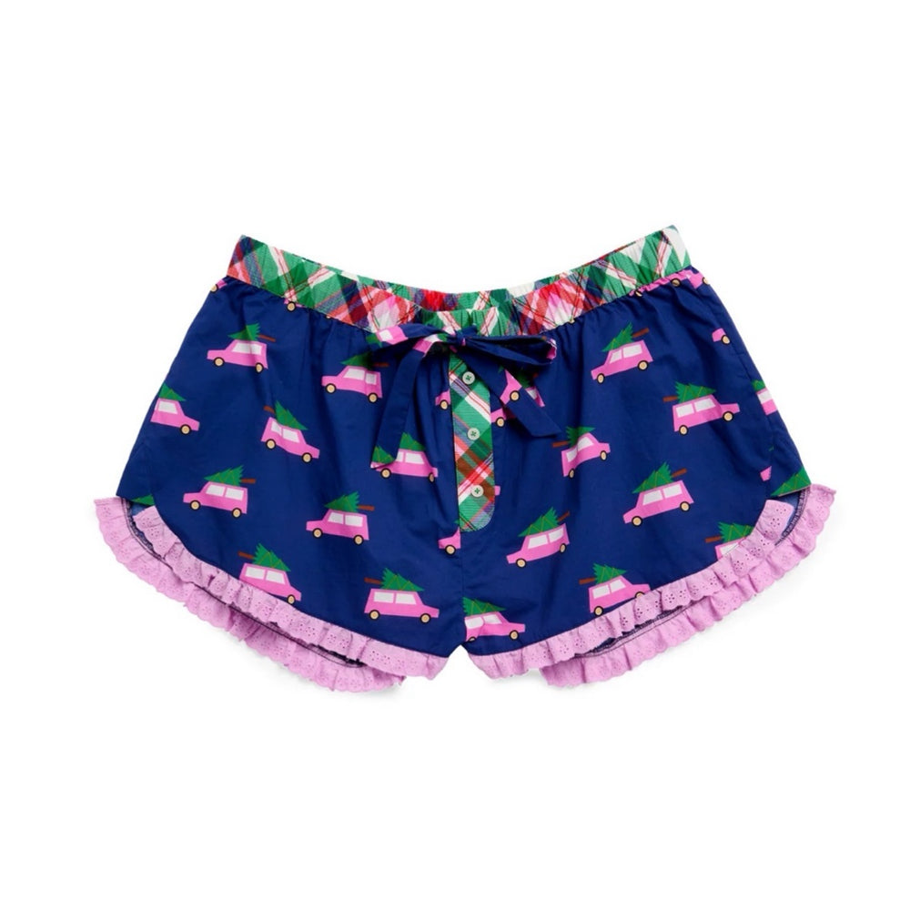 Pink Car Boxer Shorts