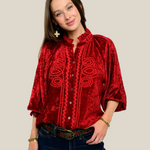 Rosalinda Velvet Top