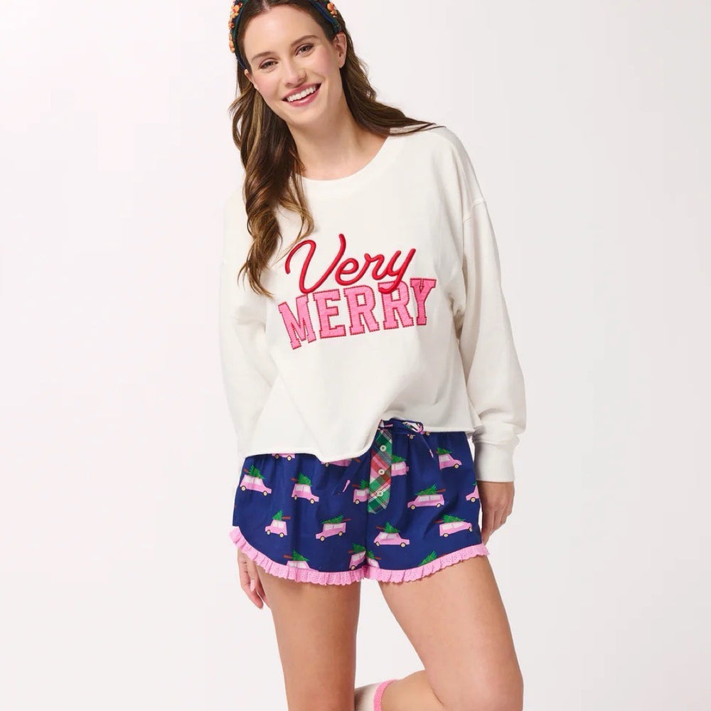"Very Merry" Lounge Sweatshirt