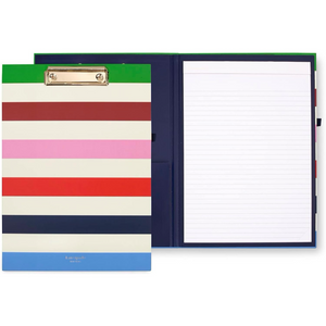 Adventure Stripe Clipboard Folio